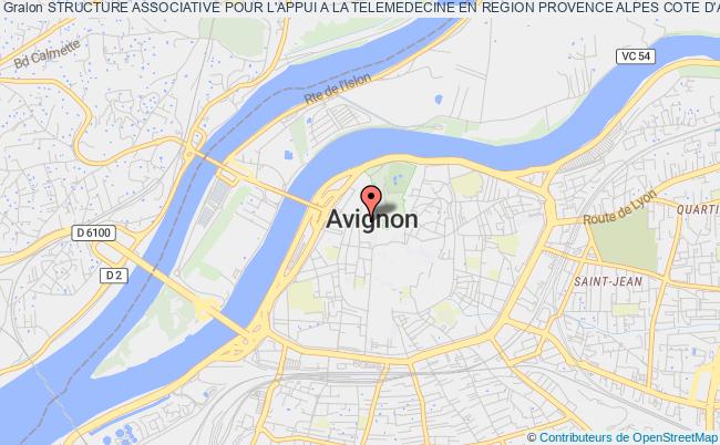 plan association Structure Associative Pour L'appui A La Telemedecine En Region Provence Alpes Cote D'azur Avignon