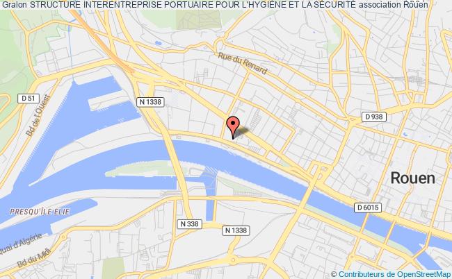 plan association Structure Interentreprise Portuaire Pour L'hygiÈne Et La SÉcuritÉ Rouen