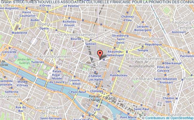 plan association Structures Nouvelles Association Culturelle Francaise Pour La Promotion Des Connaissances Humaines Paris