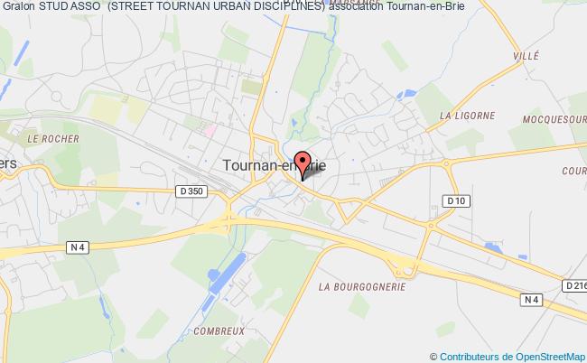 plan association Stud Asso  (street Tournan Urban Disciplines) Tournan-en-Brie