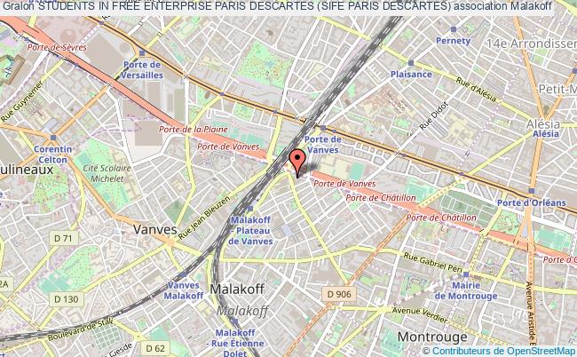 plan association Students In Free Enterprise Paris Descartes (sife Paris Descartes) Malakoff