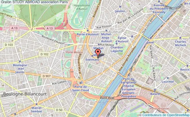 plan association Study Abroad Paris