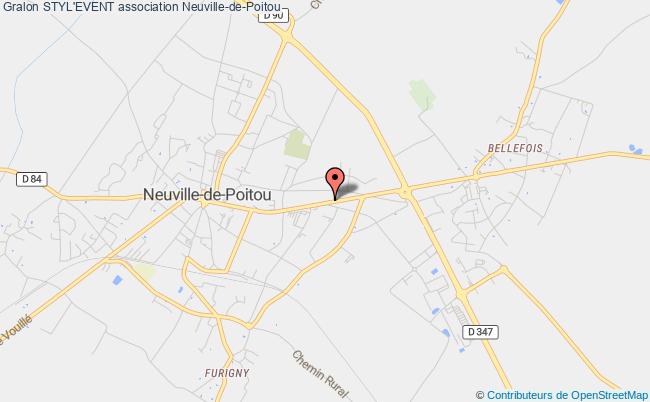 plan association Styl'event Neuville-de-Poitou