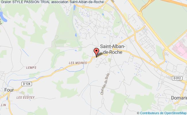 plan association Style Passion Trial Saint-Alban-de-Roche