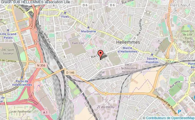 plan association Sub Hellemmes Lille-Hellemmes