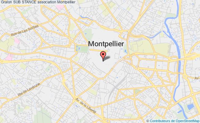 plan association Sub Stance Montpellier