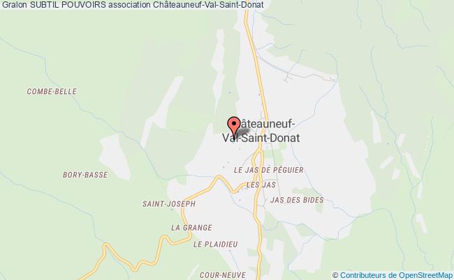 plan association Subtil Pouvoirs Châteauneuf-Val-Saint-Donat