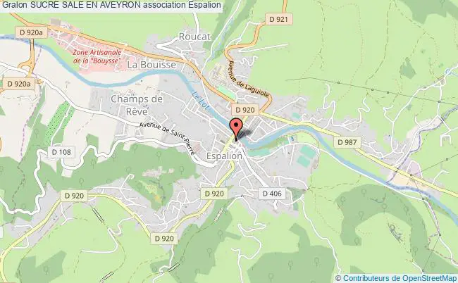 plan association Sucre Sale En Aveyron Espalion