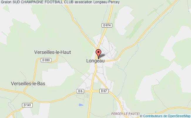 plan association Sud Champagne Football Club Longeau-Percey
