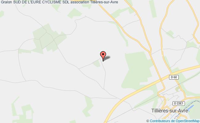 plan association Sud De L'eure Cyclisme Sdl Tillières-sur-Avre