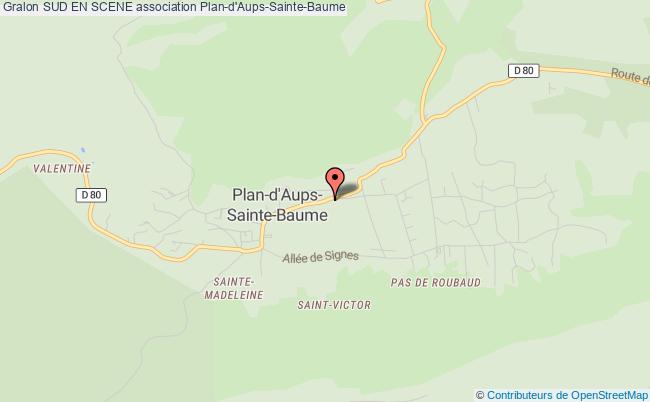 plan association Sud En Scene Plan-d'Aups-Sainte-Baume