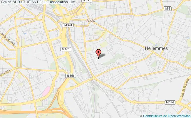 plan association Sud Etudiant Lille Lille