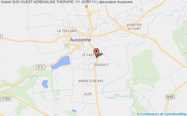 plan association Sud-ouest Adrenaline Therapie 111 (soat111) Aussonne