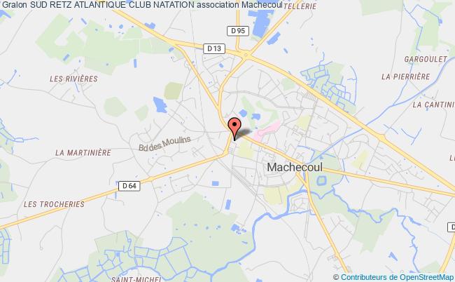 plan association Sud Retz Atlantique Club Natation Machecoul-Saint-Même