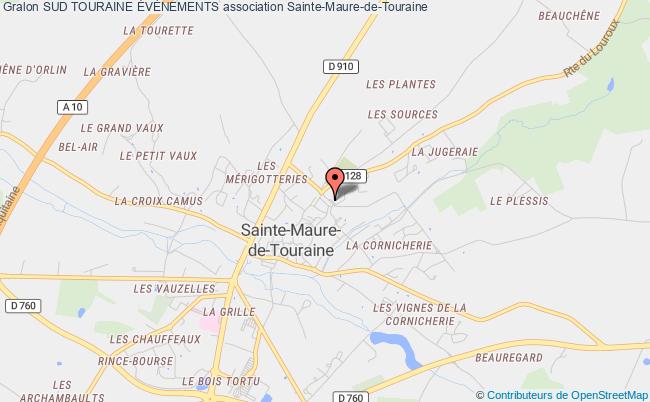 plan association Sud Touraine ÉvÈnements Sainte-Maure-de-Touraine