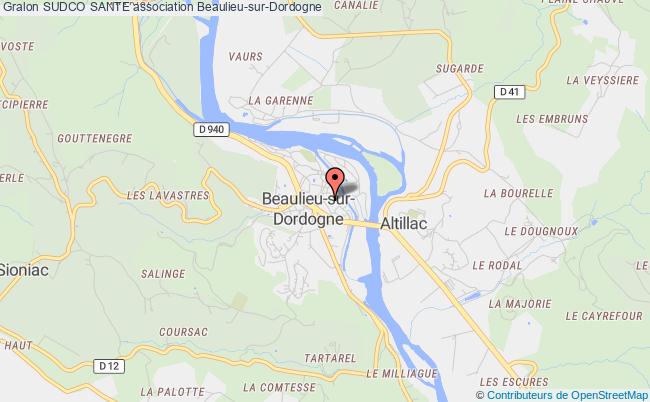 plan association Sudco Sante Beaulieu-sur-Dordogne
