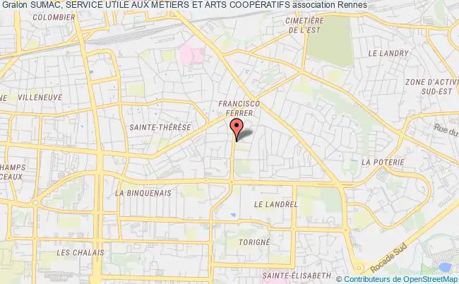 plan association Sumac, Service Utile Aux MÉtiers Et Arts CoopÉratifs Rennes