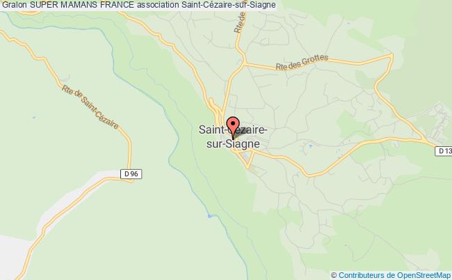 plan association Super Mamans France Saint-Cézaire-sur-Siagne