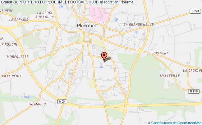 plan association Supporters Du Ploermel Football Club Ploërmel