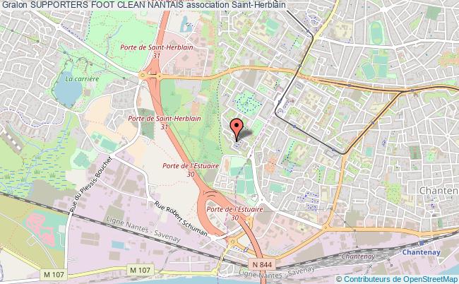 plan association Supporters Foot Clean Nantais Saint-Herblain