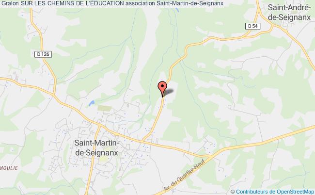 plan association Sur Les Chemins De L'Éducation Saint-Martin-de-Seignanx