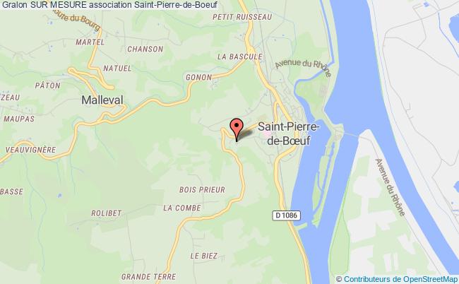 plan association Sur Mesure Saint-Pierre-de-Boeuf