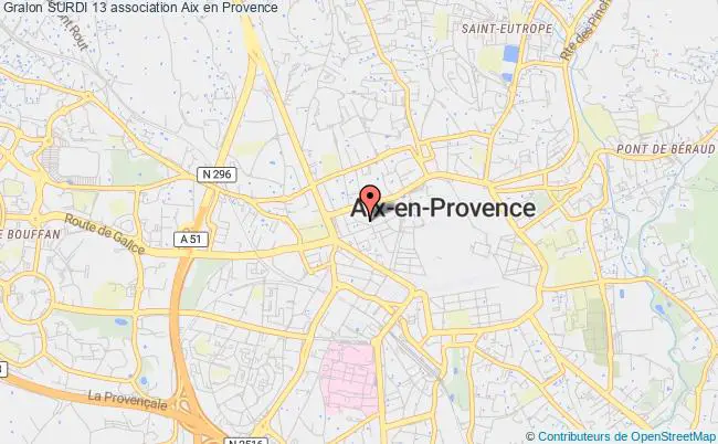 plan association Surdi 13 Aix-en-Provence