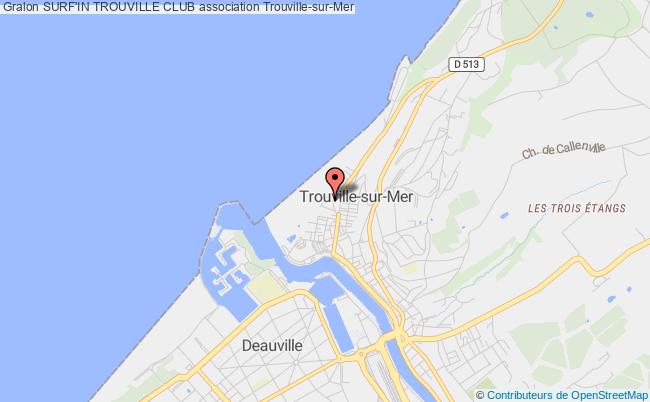 plan association Surf'in Trouville Club Trouville-sur-Mer