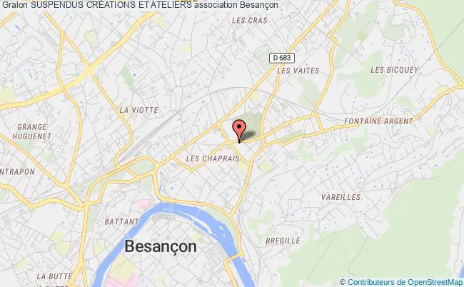 plan association Suspendus CrÉations Et Ateliers Besançon