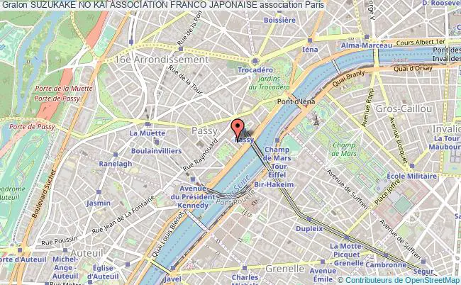 plan association Suzukake No Kai Association Franco Japonaise Paris