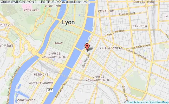 plan association Swingin'lyon 3 - Les Trublyons Lyon