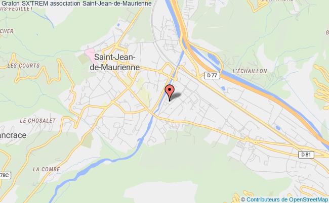 plan association Sx'trem Saint-Jean-de-Maurienne