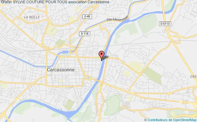plan association Sylvie Couture Pour Tous Carcassonne