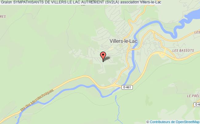 plan association Sympathisants De Villers Le Lac Autrement (sv2la) Villers-le-Lac