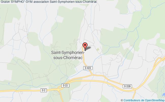 plan association Sympho' Gym Saint-Symphorien-sous-Chomérac