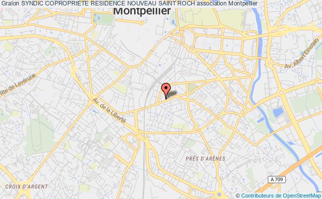 plan association Syndic Copropriete Residence Nouveau Saint Roch Montpellier
