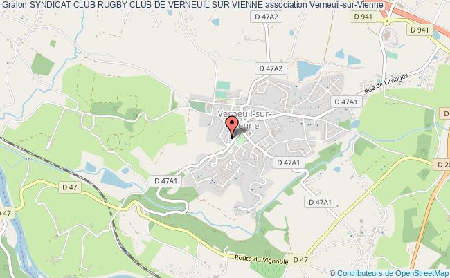 plan association Syndicat Club Rugby Club De Verneuil Sur Vienne Verneuil-sur-Vienne