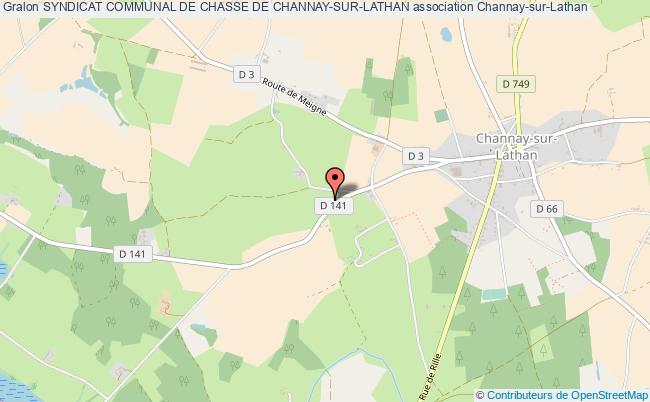 plan association Syndicat Communal De Chasse De Channay-sur-lathan Channay-sur-Lathan