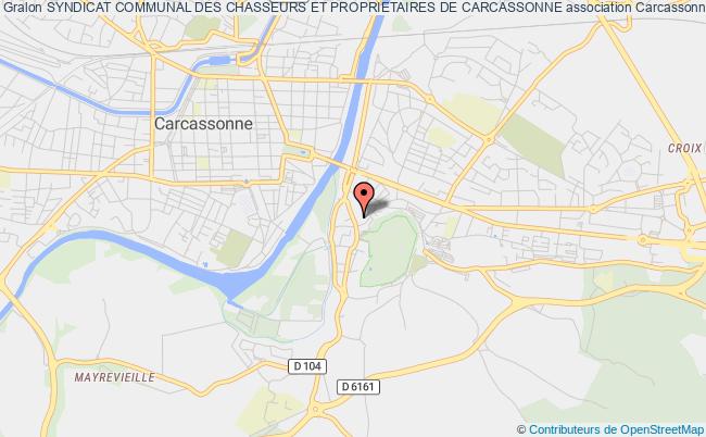 plan association Syndicat Communal Des Chasseurs Et Proprietaires De Carcassonne Carcassonne