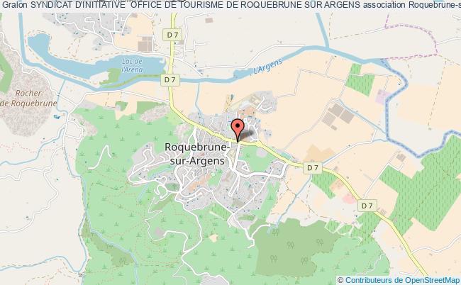 plan association Syndicat D'initiative  Office De Tourisme De Roquebrune Sur Argens Roquebrune-sur-Argens