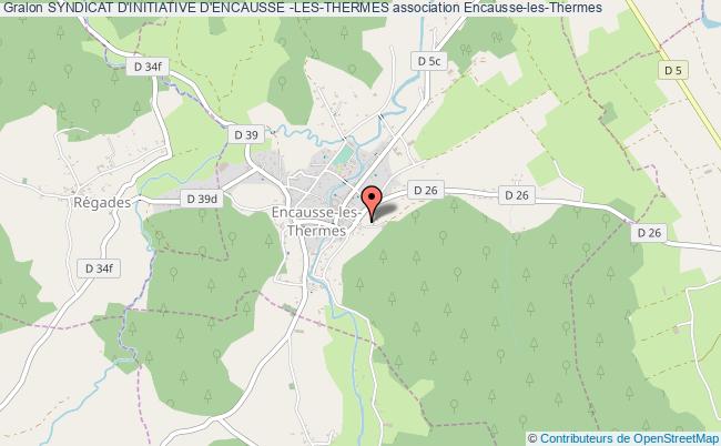 plan association Syndicat D'initiative D'encausse -les-thermes Encausse-les-Thermes