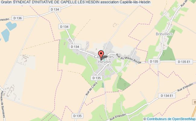 plan association Syndicat D'initiative De Capelle Les Hesdin Capelle-lès-Hesdin