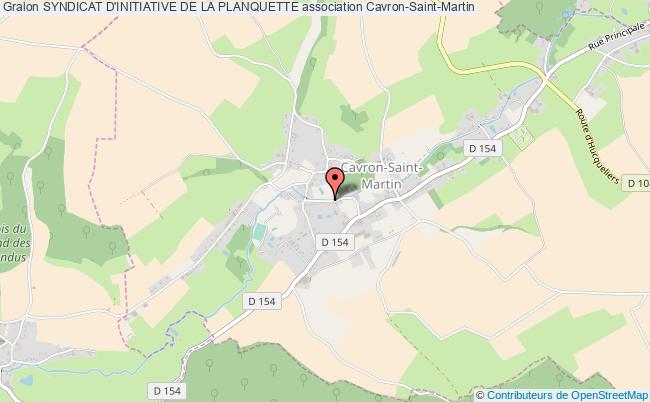 plan association Syndicat D'initiative De La Planquette Cavron-Saint-Martin