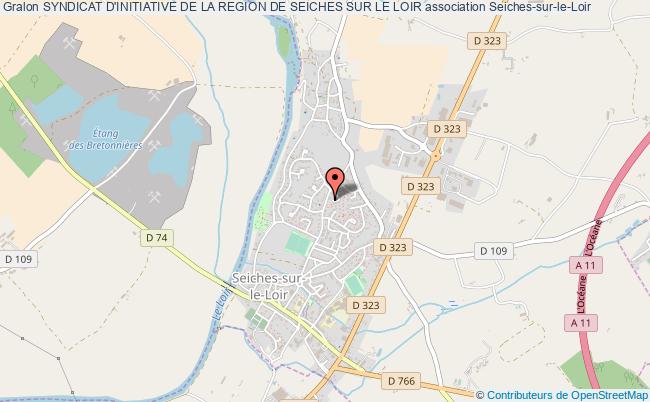 plan association Syndicat D'initiative De La Region De Seiches Sur Le Loir Seiches-sur-le-Loir