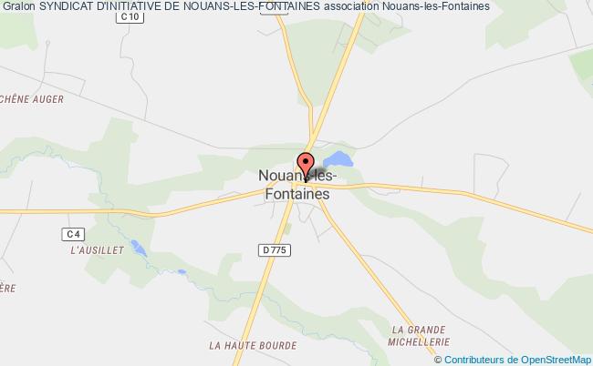 plan association Syndicat D'initiative De Nouans-les-fontaines Nouans-les-Fontaines