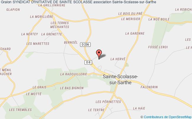 plan association Syndicat D'initiative De Sainte Scolasse Sainte-Scolasse-sur-Sarthe