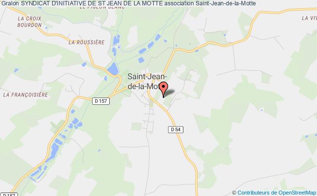 plan association Syndicat D'initiative De St Jean De La Motte Saint-Jean-de-la-Motte
