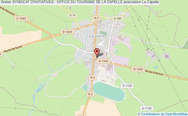plan association Syndicat D'initiatives - Office Du Tourisme De La Capelle La    Capelle
