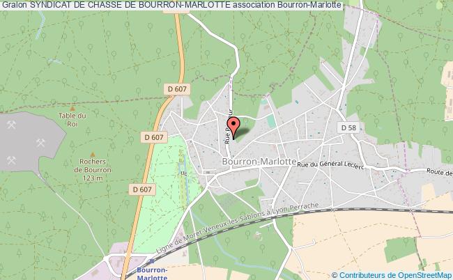 plan association Syndicat De Chasse De Bourron-marlotte Bourron-Marlotte
