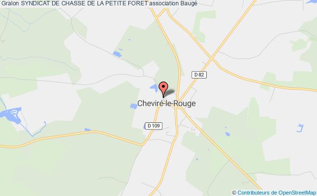 plan association Syndicat De Chasse De La Petite Foret Baugé-en-Anjou